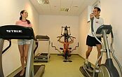 Sala fitness nel 4* zalajka Liget Wellness Hotel Szilvasvarad