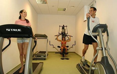 Sala de fitness en el 4* Szalajka Liget Wellness Hotel Szilvasvarad