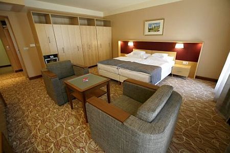 4* accommodatie in Harkany - hotelkamer in Drava Thermal Hotel