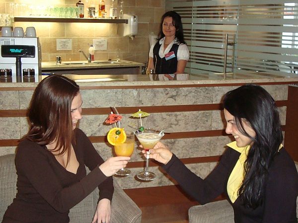 4* Wellness Hotel Drava drinkbar i Harkany