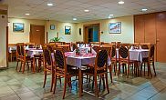 Restaurant in het Hotel Eben in Zuglo met Hongaarse en internationale specialiteiten