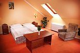 Schönes Zimmer von Schweizer Haus Pension mit Aussicht auf Aquarius Erlebnisbad in Nyiregyhaza