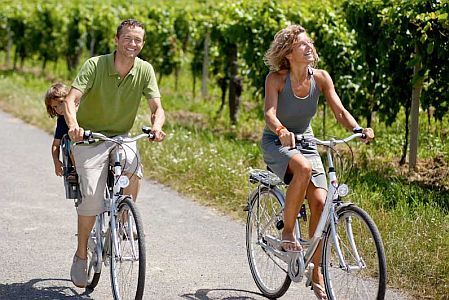 Fietsverhuur in het Hotel Spa Heviz bij het Balatonmeer in Hongarije