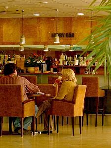 Lobby bar in Heviz in Hunguest Hotel Panorama