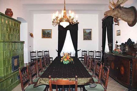 Sala de caza en Forster Castillo, la organización de bodas y celebraciones familiares