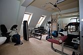 Fitness room in Hotel Obester in the centre of Debrecen