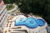 4* Thermal Hotel Visegrad outdoor swimming pool with panoramic view