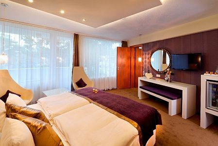 Superior kamer van Hotel Residence Siofok - goedkope accomodatie aan de zuidelijke kamer van het Balatonmeer