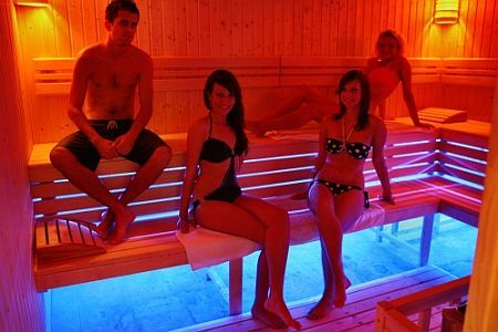 Hotel Delibab Hajduszoboszlo - offres promotionnelles de week-ends de bien-être - cabine de sauna