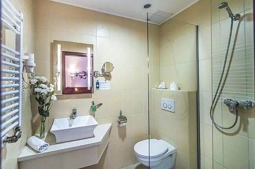 Patak Park Hotel -salle de bain  à Visegrad
