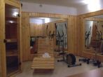 Sala fitness e sauna all