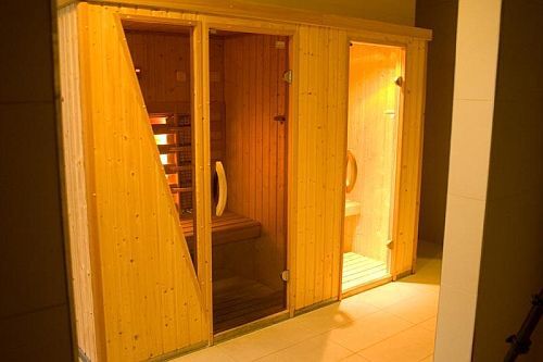 Sauna ad infrarossi al Royal Club Hotel - weekend benessere a Visegrad