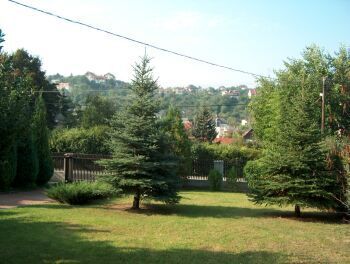 Il giardino dell'appartamento in affitto del Buda a Budapest