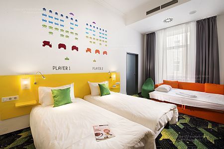 Ibis Styles Budapest Center - pokój hotelowy w atrakcyjnej cenie w centrum Budapesztu, na placu Blaha Lujza