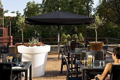 Hotel Novotel Budapest City- romántica y elegante terraza