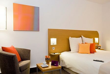 Pokój hotelowy w Novotel City, promocji noclegowe obok centrum Budapesztu