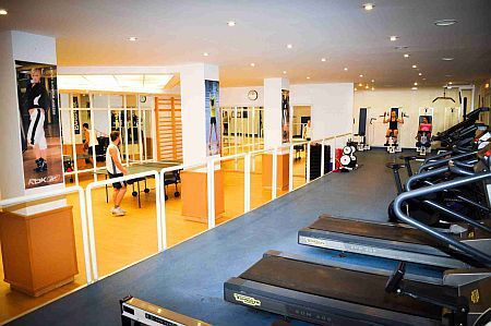 Sala fitness w Hotelu Lover w Sopronie